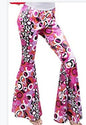 Hip Retro Printed Bootleg Pants Casual Pants