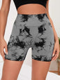 Seamless High Waist High Elastic Tie-dye Sports Tights Hip Lifting And Floating Belly Contracting Peach Yoga Pants