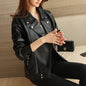 Slim Slim Winter Leather Jacket Motorcycle Jacket