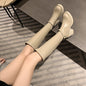 Women's Thick Heel But Knee Boots Martin Boots