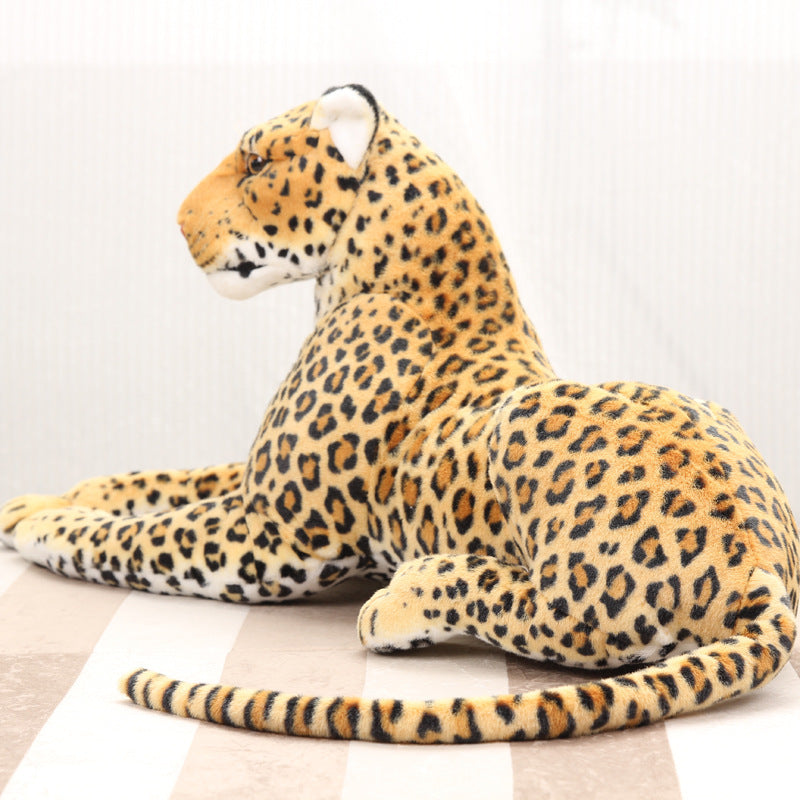 Simulation animal plush toy leopard leopard doll