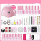 Nail Polish Glue Full Manicure Set Set Of Tools For Beginners Home