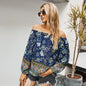 Women's Simple Loose Retro Printed T-Shirt Women