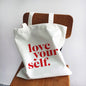 Women's Handbag Canvas Tote Printed Shopping Bag