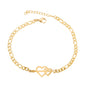 Gold Color Charms Bracelet Femme Stainless Steel Women Jewelry Lucky Origami Elephant Bracelets Friendship Gifts