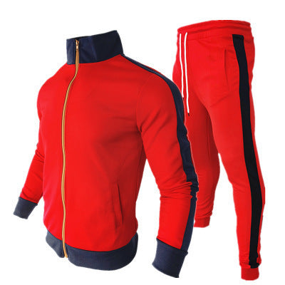 Sports Men's Sweater Casual Stand Collar Long Sleeve Clothes