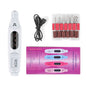 Nail Pen Polisher USB Cable Portable Manicure Sharpener Nail Tools