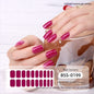 Gel Nail Stickers Pure Color UV Semi-curing Phototherapy