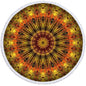 Microfiber 3D Printed Round Beach Towel