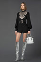 Women's Fashion Pointed Toe Stiletto Knee Boots