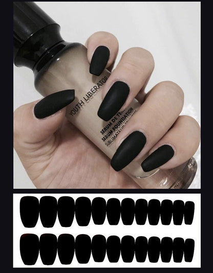 Frosted ballet  nails