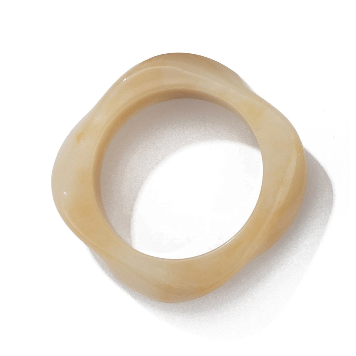 Acrylic Bracelet Exaggerated Ins Style Irregular Translucent