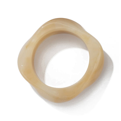 Acrylic Bracelet Exaggerated Ins Style Irregular Translucent