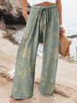 Hot Selling Wide Leg Colorful Graffiti Women's Casual Pants