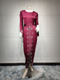 Arabic Dubai Robe Fashion Diamond Soft Satin Evening Dress