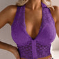Mesh Sling Multicolor Bra Pajama Set