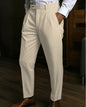 Men's Linen Pocket Flat Comfortable Breathable Trousers