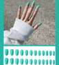 Frosted ballet  nails