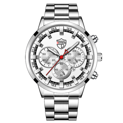 Men's Fashion Business Calendar Luminous Quartz Watch