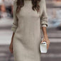 Turtleneck Sweater Women's Long Sleeve Knitwear Dress Women's Clothing