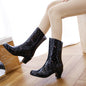 Rain Shoes With High Heels Waterproof Female Skid