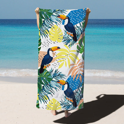 Absorbent And Quick Drying Microfiber Bath Towel And Swimming Towel