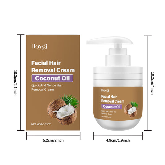 Coconut Facial Gentle Hair Removal Cream For Men And Women