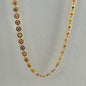18K Gold-plated Titanium Steel Retro Color Double-sided Epoxy Sun Waist Chain