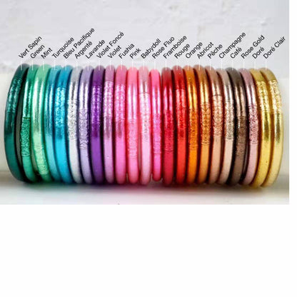 Women's Ins Fashion Shiny Silicone Bracelet
