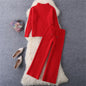 Sweater Two-piece Long Sleeve Temperament Commuter Knitting