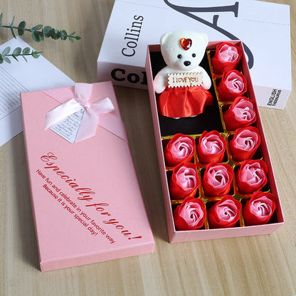 Gift Box Rose Soap Flower Festival