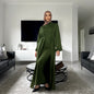 Dubai Middle East Turkey Elegant Dress Cardigan Suit