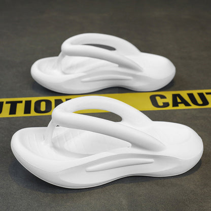 Flip Flops Men's Large Size Outdoor Beach Slip-on Couple Slippers