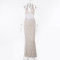 Fashion Personality Lace Backless Dress Women