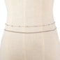 Women's Fashion Round Beads Chain Double-layer Waist Chain