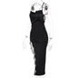 New Summer Fashion Sexy Backless Slim Fit Lace Sling Dress Women