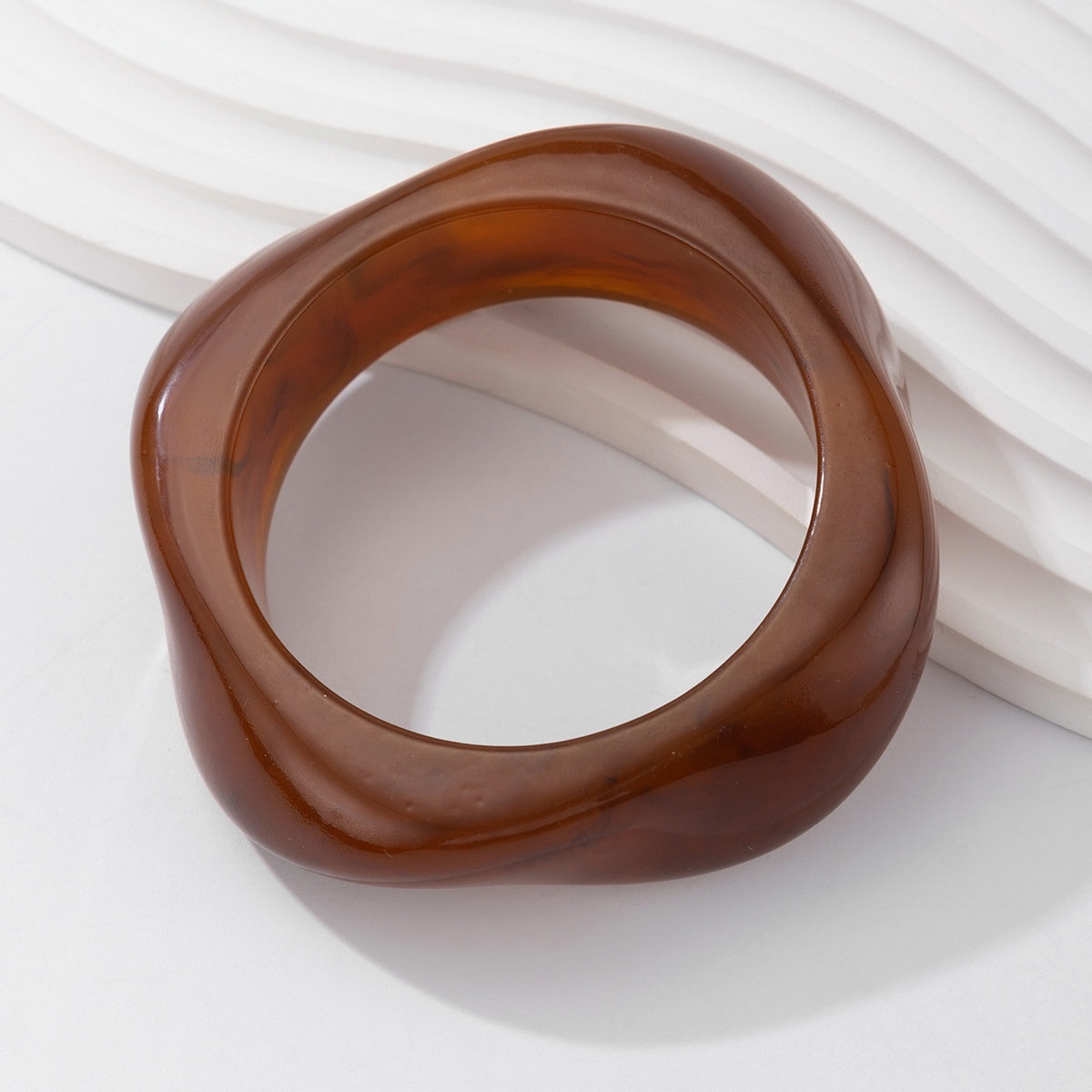 Acrylic Bracelet Exaggerated Ins Style Irregular Translucent