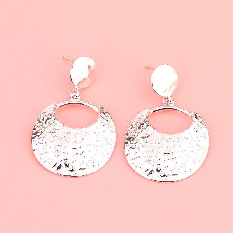 European And American Fashion Exaggerated Irregular Earrings Simple Geometric Female Vintage Earrings