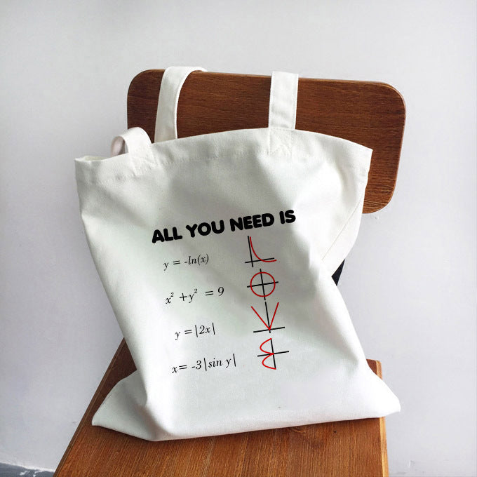 Women's Handbag Canvas Tote Printed Shopping Bag