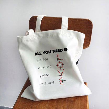 Women's Handbag Canvas Tote Printed Shopping Bag