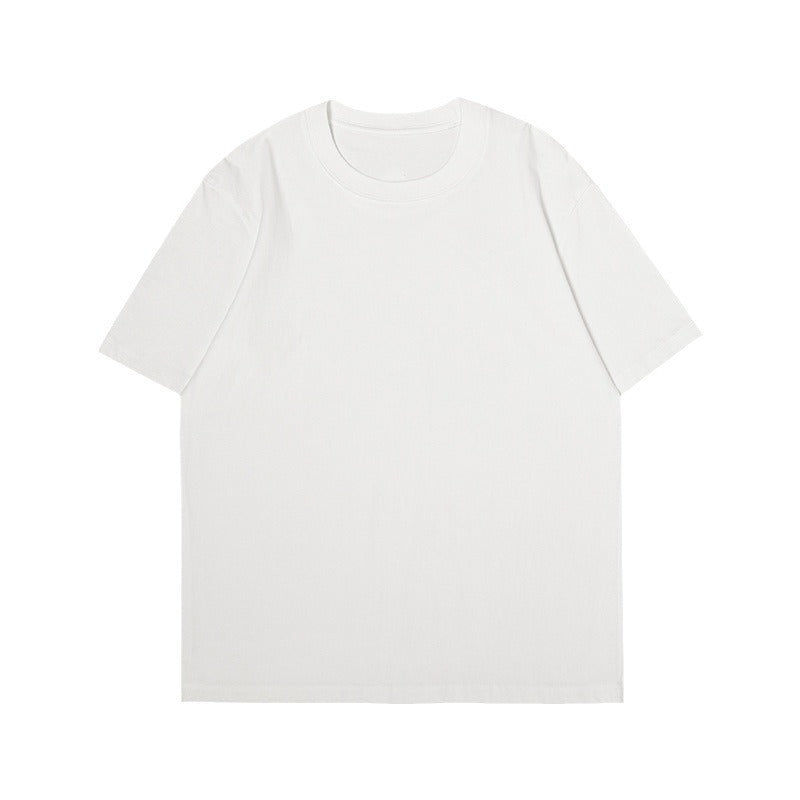 Cotton Short Sleeve T-shirt Men's Loose And Simple Printed Top