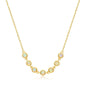 Light Luxury Synthetic S925 Silver Gold Plated Necklace Women