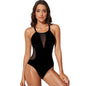 Lace Stitching One-piece Swimsuit For Women Summer