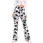 Hip Retro Printed Bootleg Pants Casual Pants