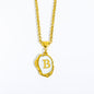 English Letters 26 Capital Initials Pendant Necklace