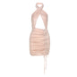 Fashionable Women's Temperament Sexy  Hollow Slim Pack Hip Halter Dress