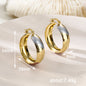 Copper Material Graceful Personality Simple Earrings