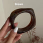 Acrylic Bracelet Exaggerated Ins Style Irregular Translucent