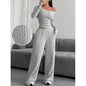 Turtleneck Knitting Long-sleeve Suit Women's Loose