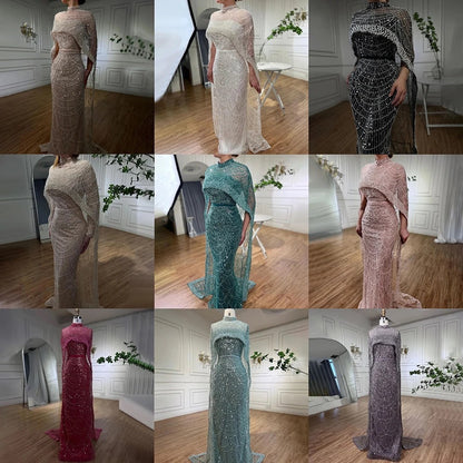 Pearl Light Luxury Trailing Dress Temperament Costume